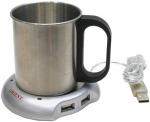   4-port USB HUB + Cup Warmer Pad (  )